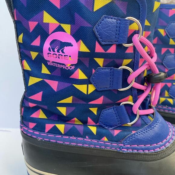 Sorel Shoes Sorel Yoot Pac Waterproof Winter Snow Boots Blue Pink